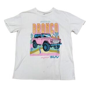 Women's Ford Bronco Short Sleeve Graphic T-Shirt Large Official Licensed Product